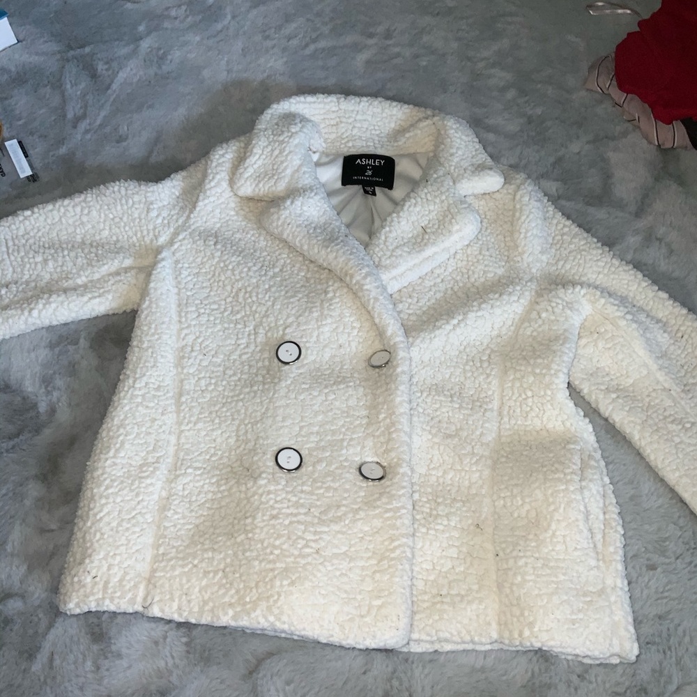 Wool white jacket